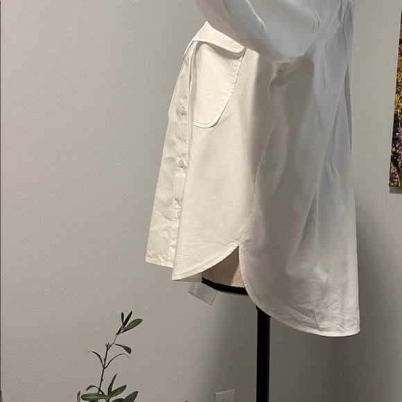 H&M Cropped White Buttondown - Picture 8 of 12